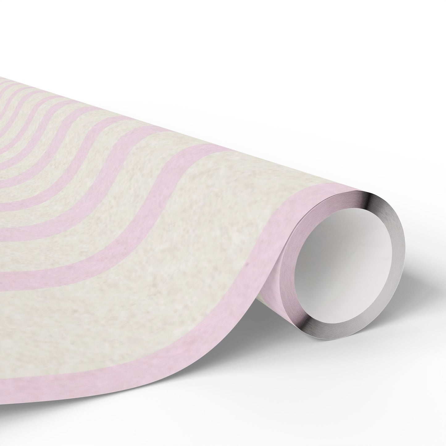 Wrapping Papers - White and Pink Stripe Cute Holiday Wrapping Paper