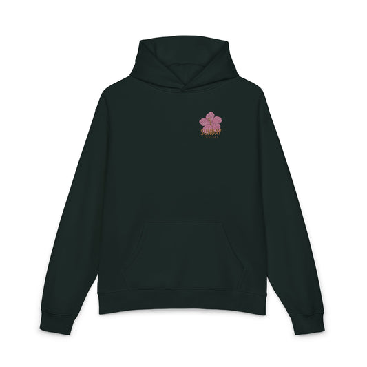 Embroidered Flowers Hoodie - Sunday Threads