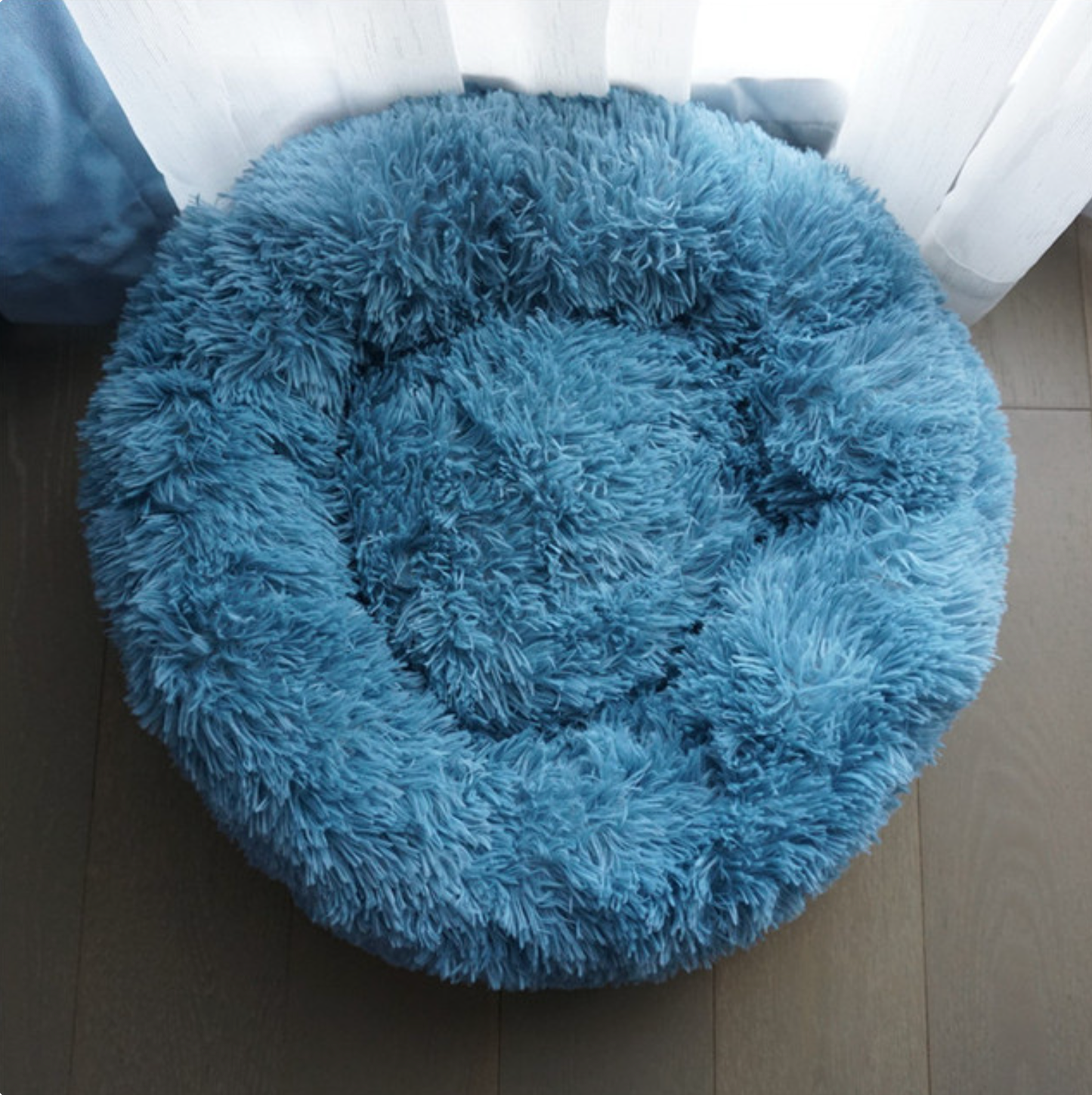 SnuggleCloud™ Round Cushion Bed for Dogs & Cats — Plush, Chic & Washable Comfort Haven
