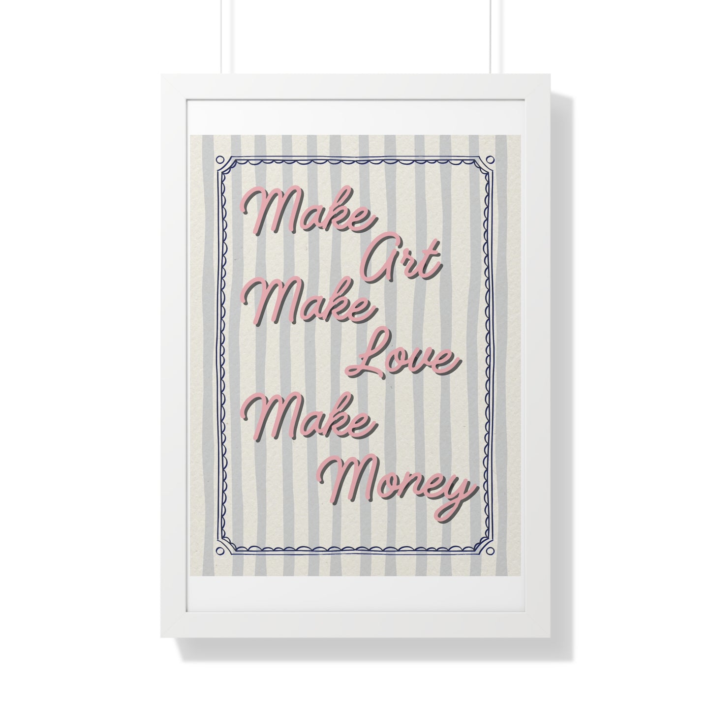 Framed Vertical Poster