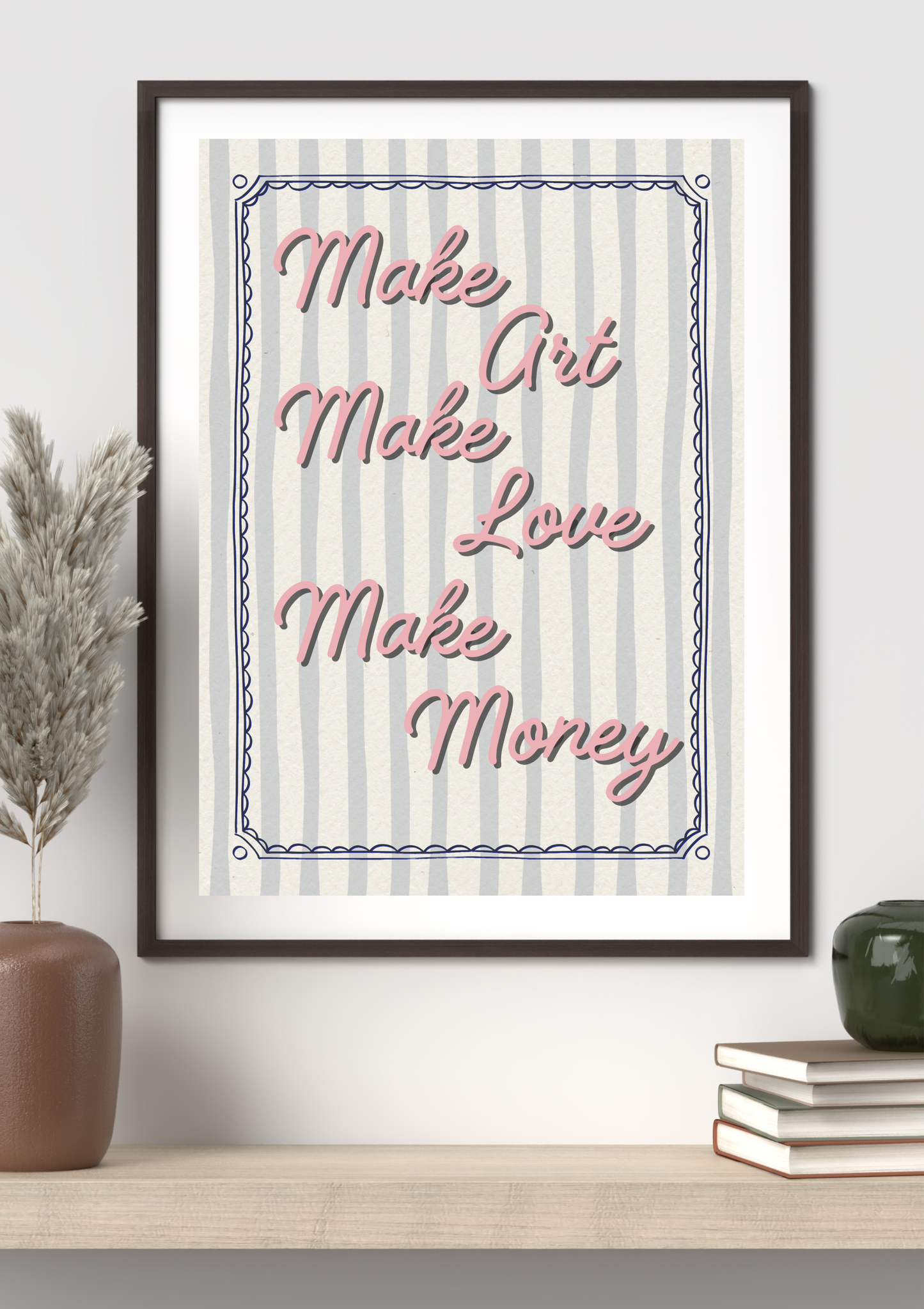 Framed Vertical Poster