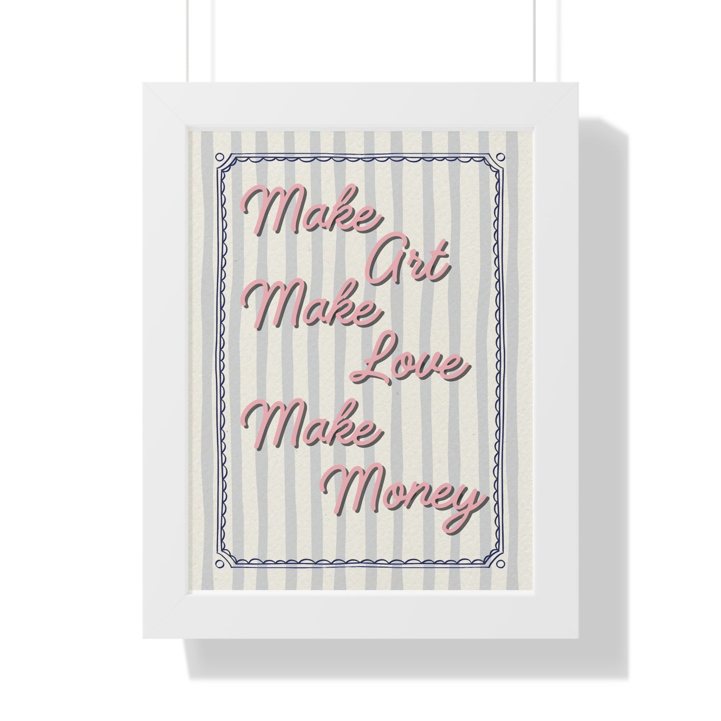 Framed Vertical Poster