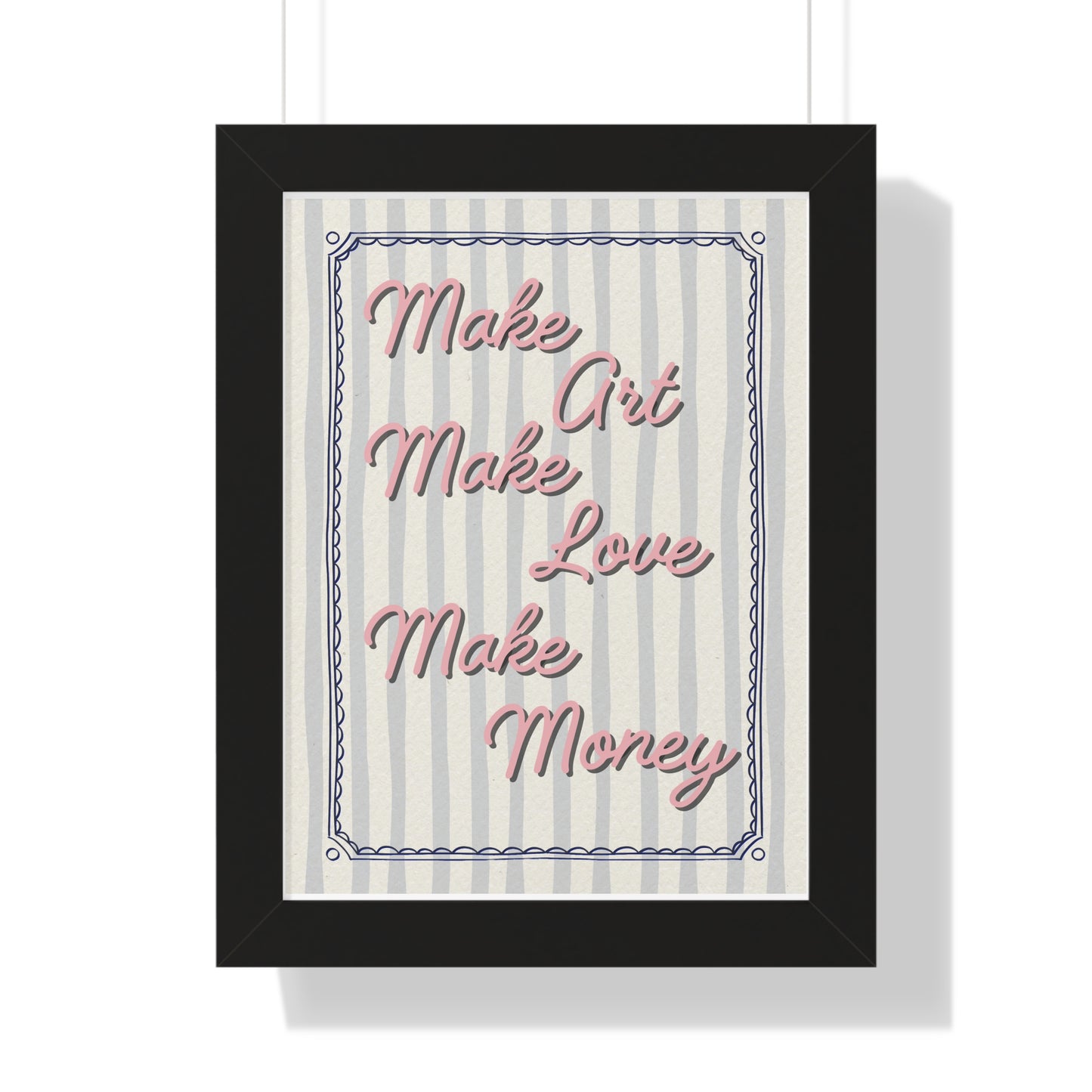 Framed Vertical Poster