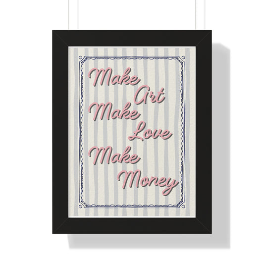 Framed Vertical Poster