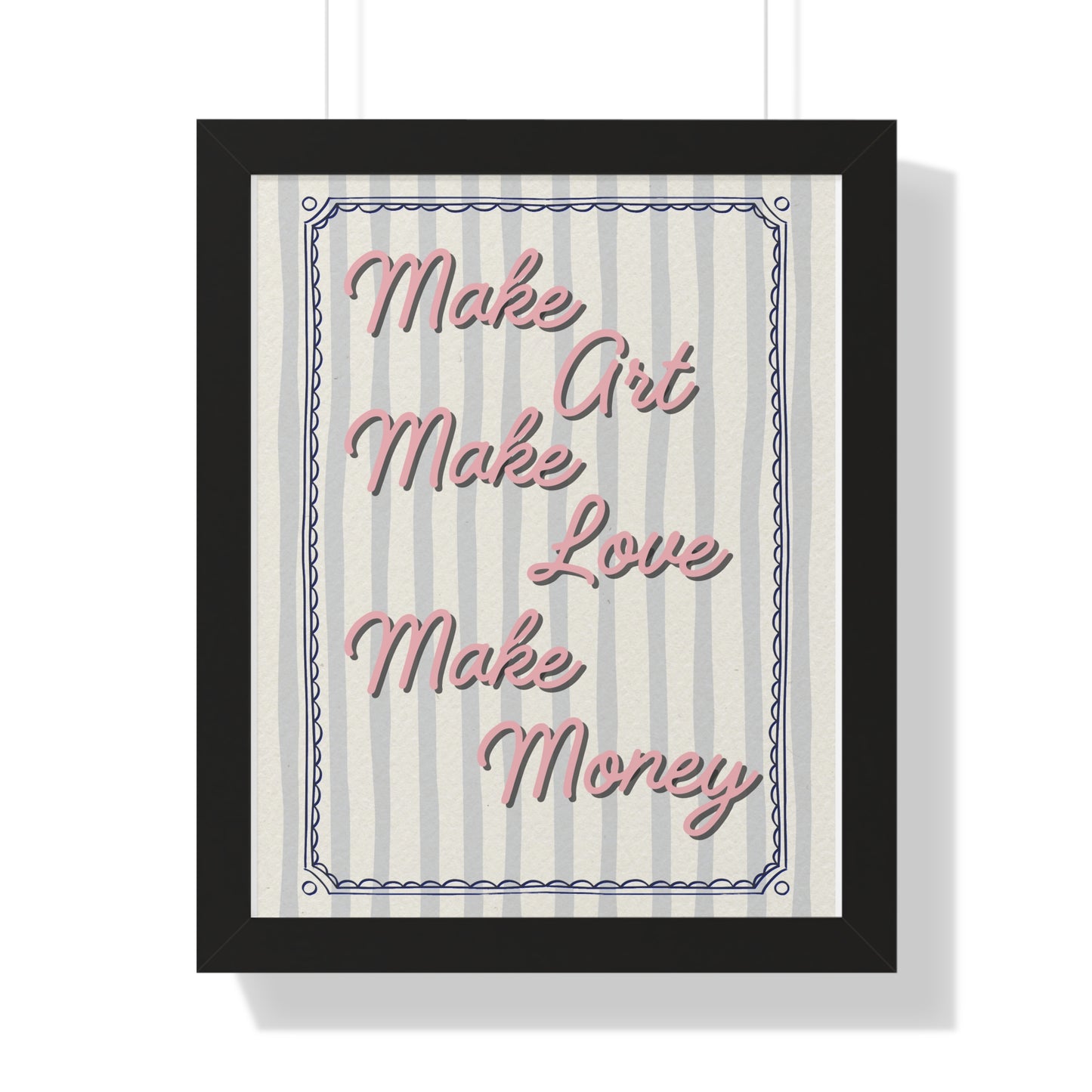 Framed Vertical Poster