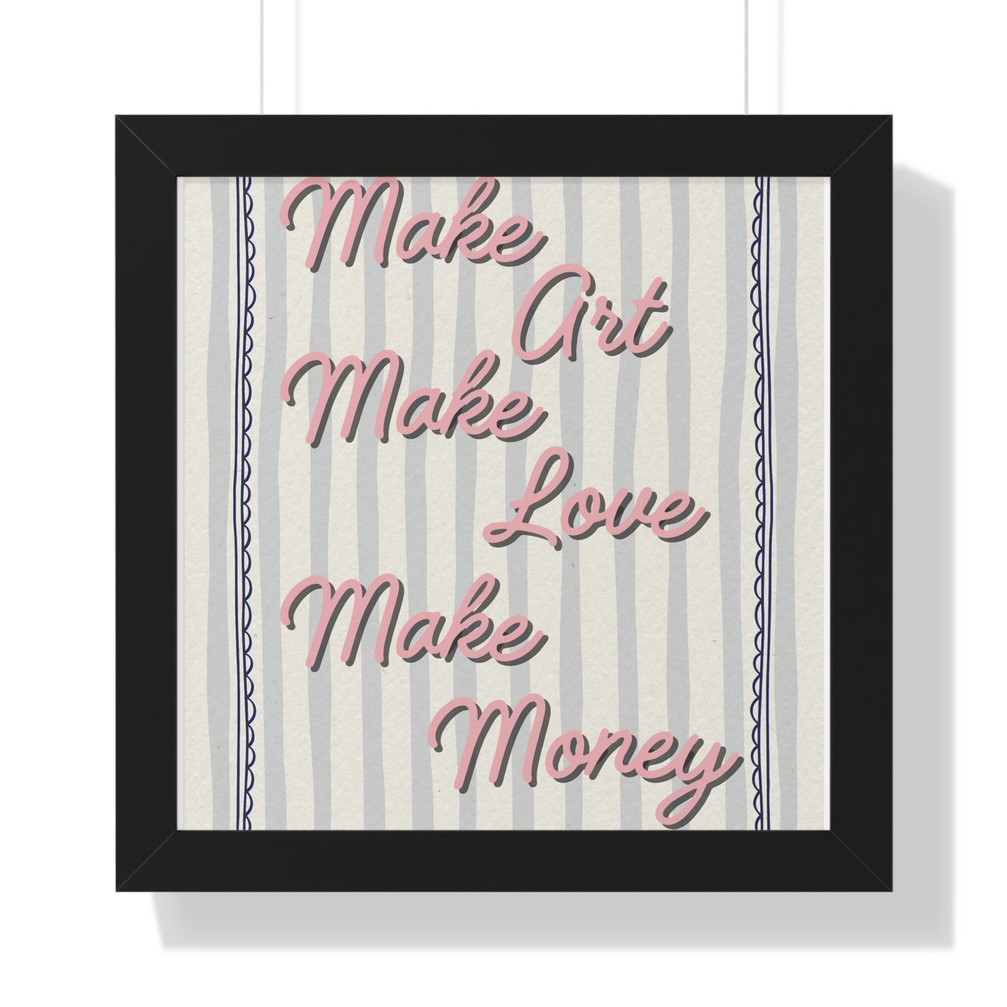 Framed Vertical Poster