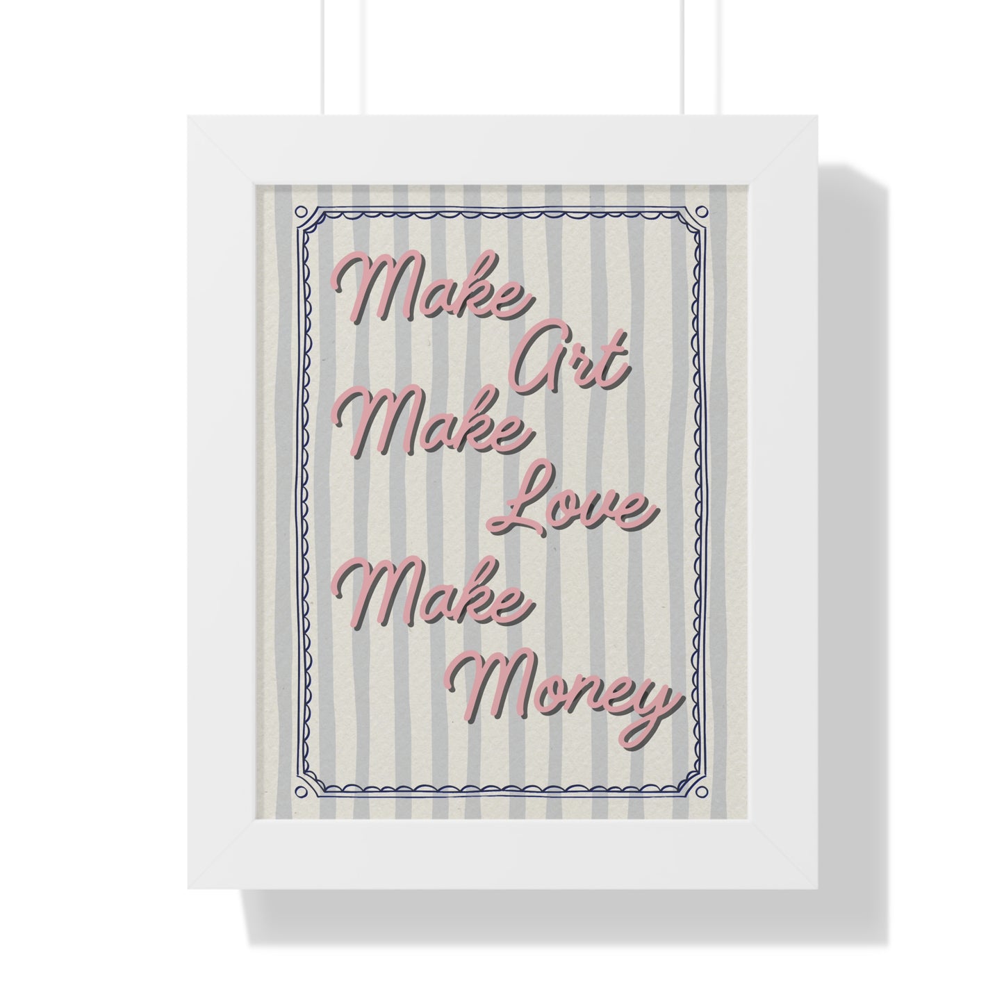 Framed Vertical Poster