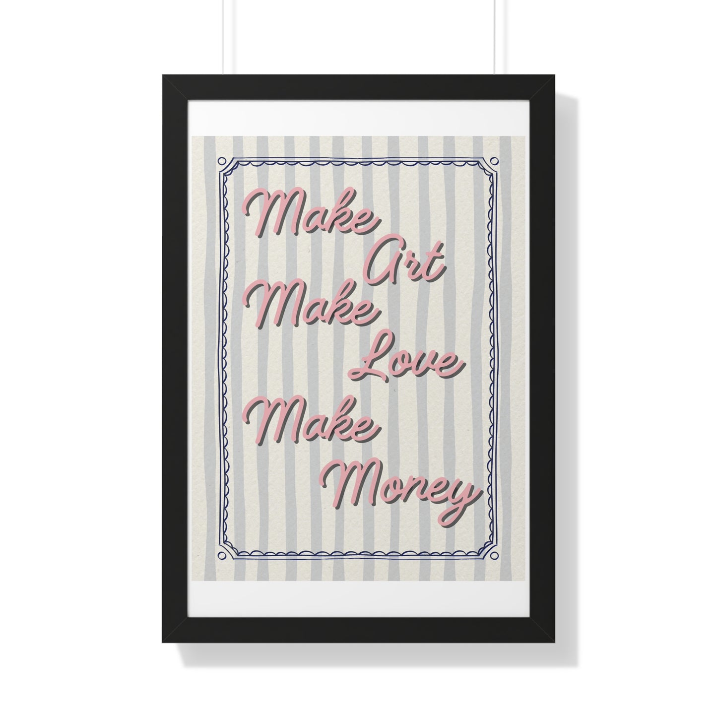 Framed Vertical Poster