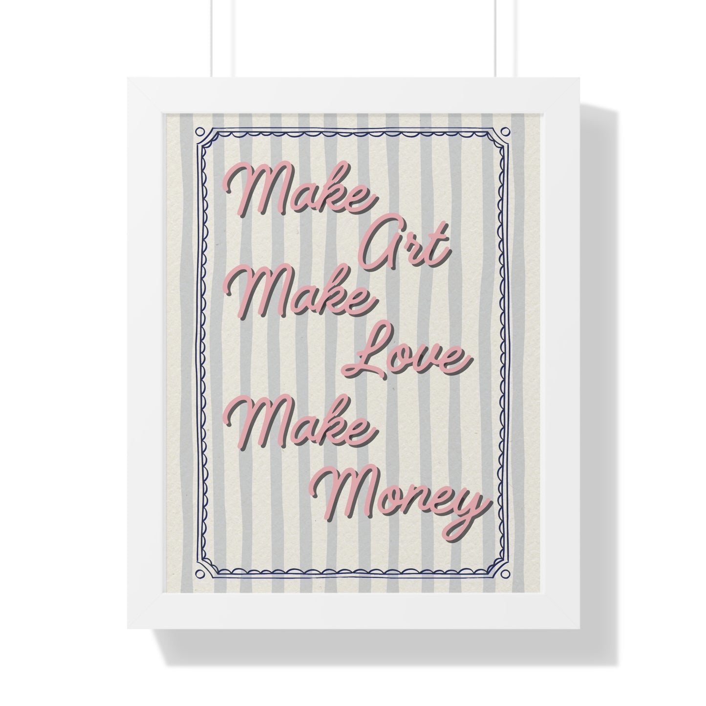 Framed Vertical Poster