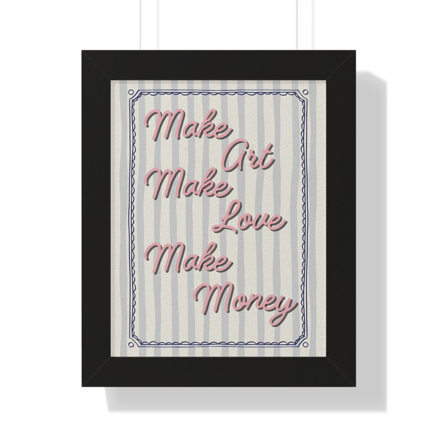 Framed Vertical Poster